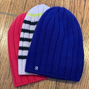 Blue lululemon winter hat